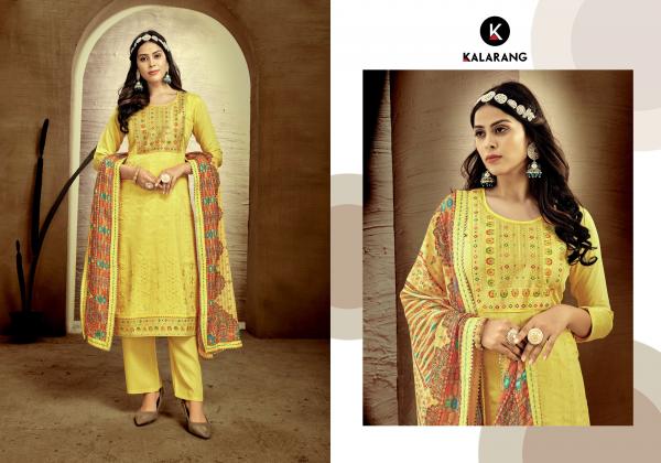 Kalarang Chameli Classic masleen Designer Dress Material Collection